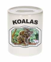 Dieren koala spaarpot koalas koalaberen spaarpotten kinderen 9 cm
