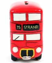 Engelse bus spaarpot keramiek